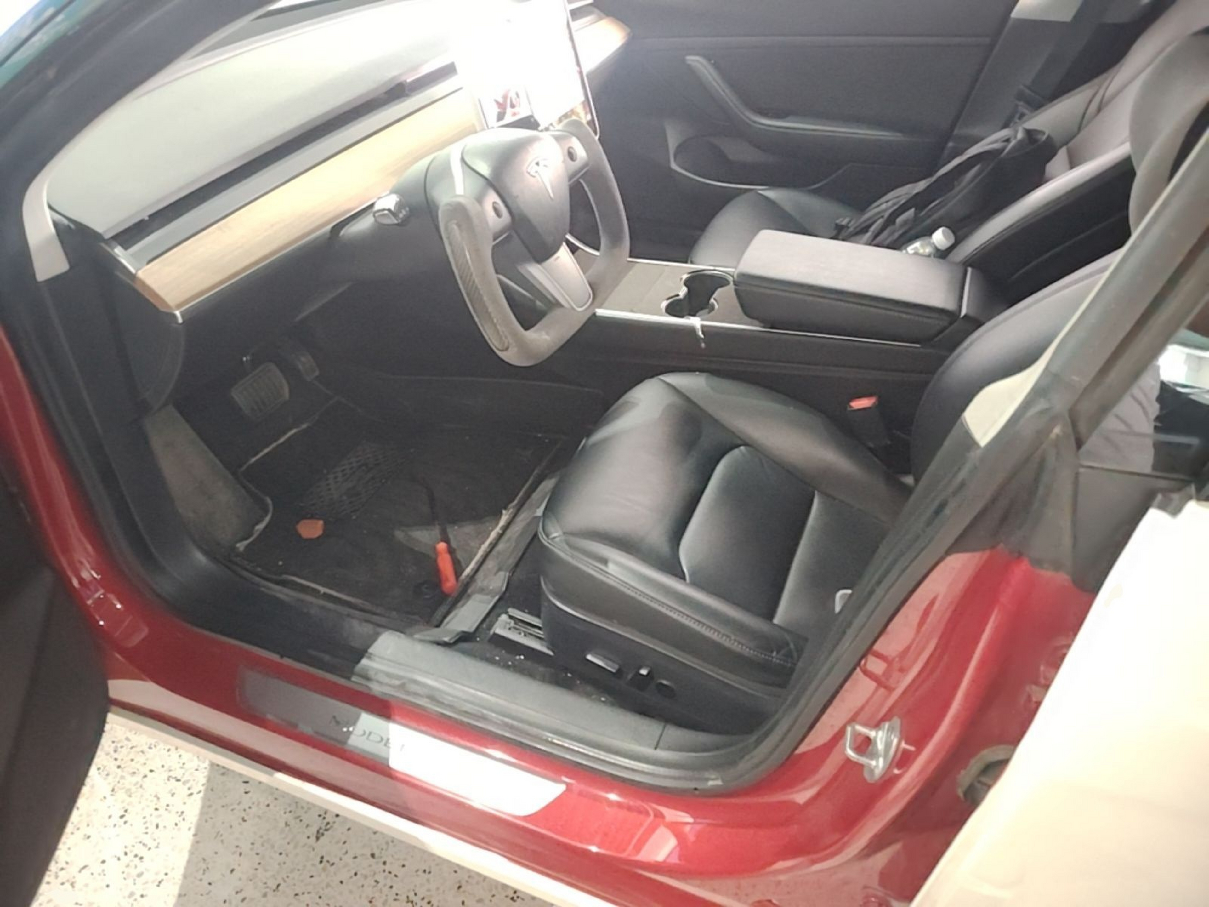 Avant de la voiture