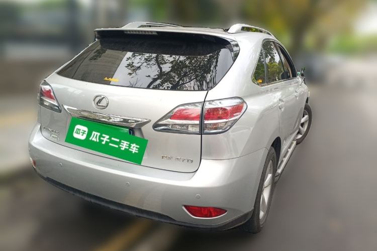 Used Lexus RX Classic 2012 270 Elegant Edition Rear Right 45 Deg