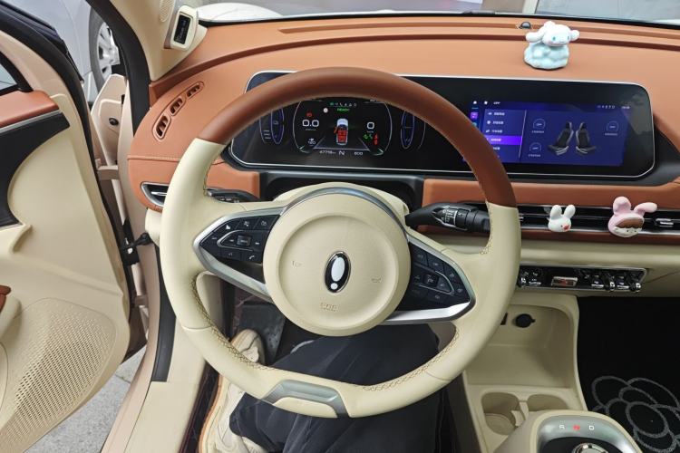 Used ORA Good Cat 2021 400km Standard Range Athena Edition Lithium Iron Phosphate Steering Wheel