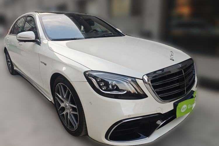 Used Mercedes-Benz S-Class AMG 2018 AMG S 63 L 4MATIC+ Front Right 45 Deg