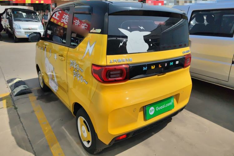 Used Wuling Hongguang MINIEV 2021 Macaron Premium Model – Lithium-NMC Rear Left 45 Deg
