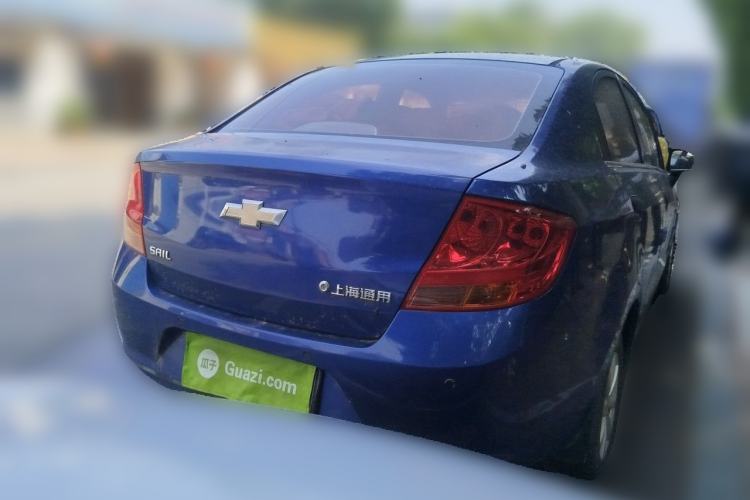 Used Chevrolet Sail 2013 Sedan 1.2L Manual Fashionable Happiness Edition Rear
