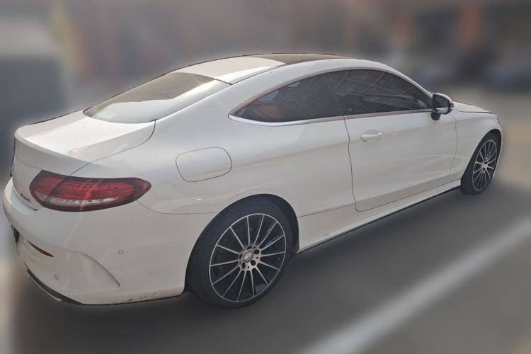 Used Mercedes-Benz C-Class 2016 C 200 4MATIC Coupe Rear Right 45 Deg