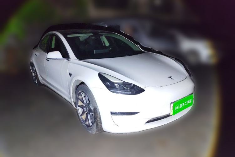 Used Tesla Model 3 2020 Refreshed Version Long-Range Rear-Wheel Drive Front Right 45 Deg