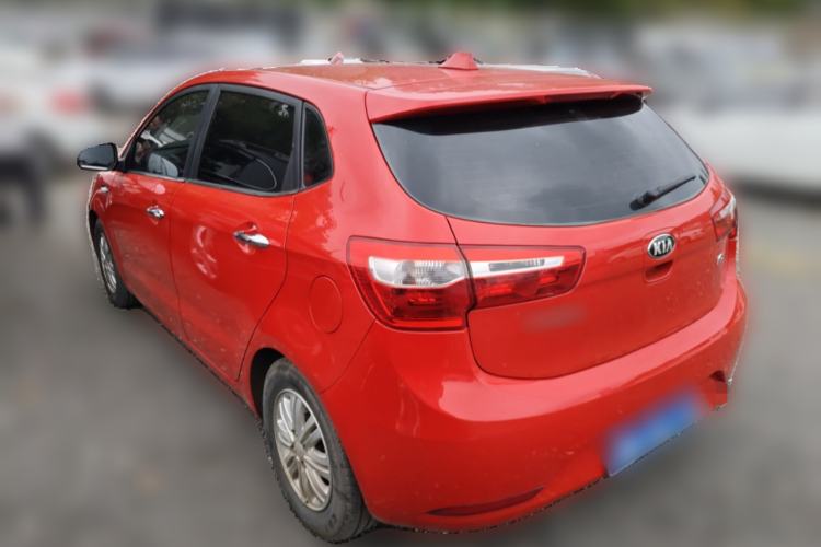 Used Kia K2 2012 Hatchback 1.4L Automatic Cool Edition Rear Left 45 Deg