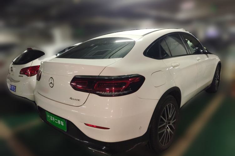 Used Mercedes-Benz GLC Coupe 2023 GLC 260 4MATIC Coupe SUV Rear Right 45 Deg