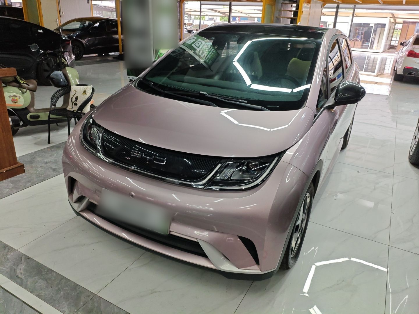 تحت مقدمة السيارة