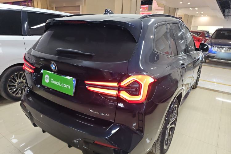 Used BMW X3 2022 Second Facelift xDrive30i Leading Edition M Night Sky Package Rear Right 45 Deg