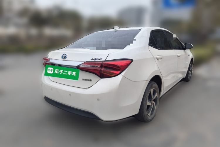 Used Toyota Levin 2017 Revised Dual-Engine 1.8H GS E-CVT Elite Sunroof Version China V Standard Rear Right 45 Deg