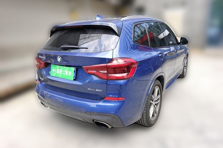 Used BMW X3 2018 xDrive30i Luxury Edition M Sport Package China VI Rear Right 45 Deg
