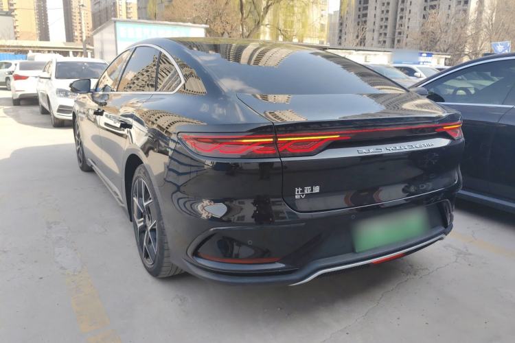 Used BYD Han 2022 EV Genesis Edition 715KM Front-Wheel-Drive Prestige Model
