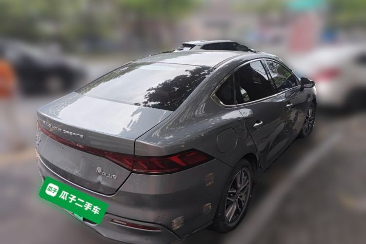 Used BYD Qin PLUS 2021 DM-i 55KM Flagship Model Rear Right 45 Deg