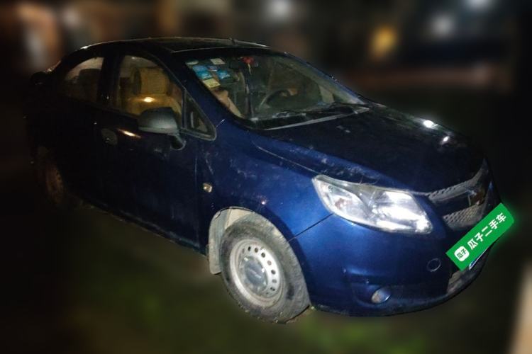 Used Chevrolet Sail 2010 Sedan 1.2L Manual Warm Edition Front Right 45 Deg