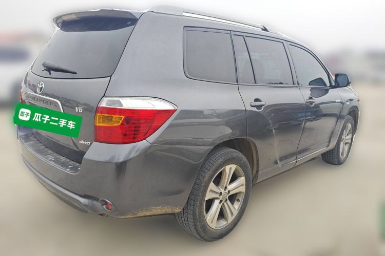 Used Toyota Highlander 2009 3.5L 4x4 7-Seater Luxury Edition Rear Right 45 Deg