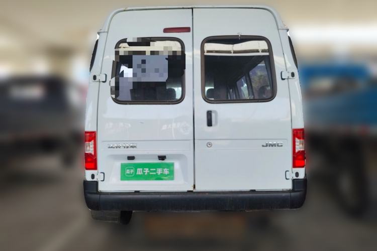 Used JMC Transit 2019 2.8T Commercial Version Long Wheelbase Mid-Roof 6-Seater Rear Single Tire China VI Emission Standard – JX493 Rear