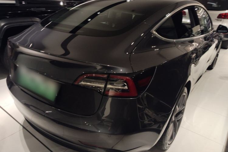 Used Tesla Model 3 2020 Refreshed Version Long-Range Rear-Wheel Drive Rear Right 45 Deg