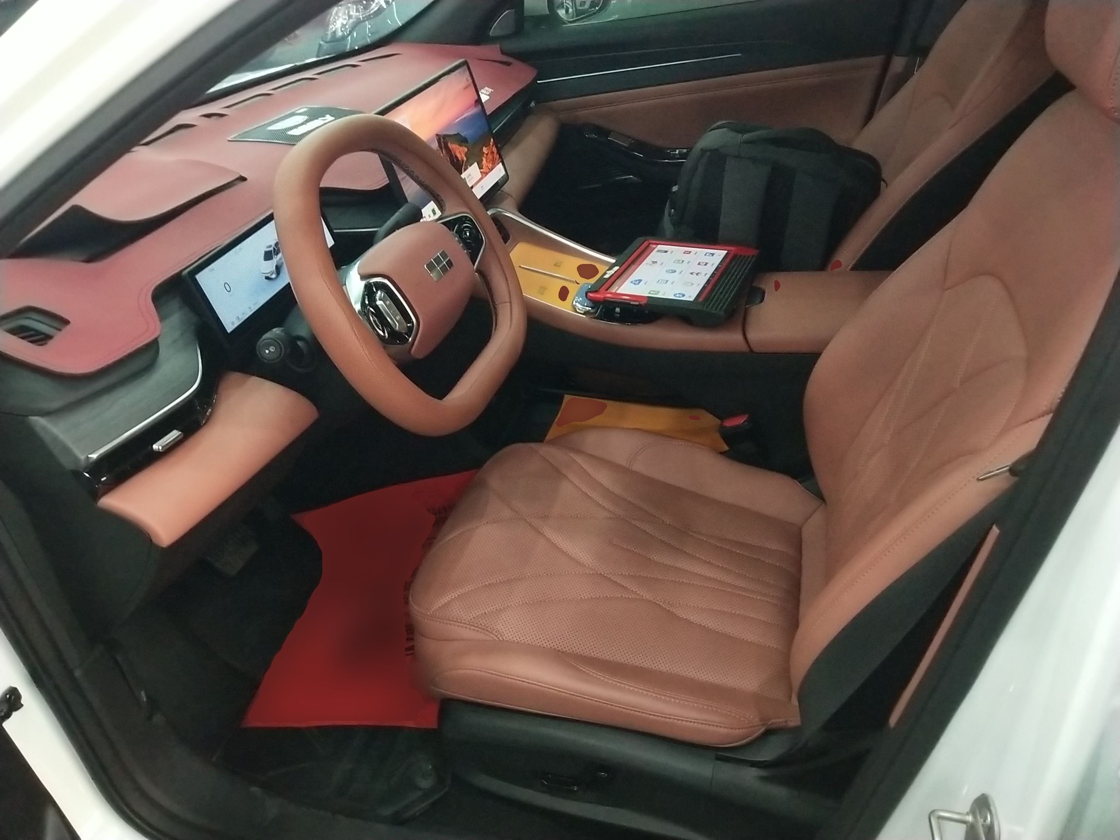 Переднее сиденье в автомобиле