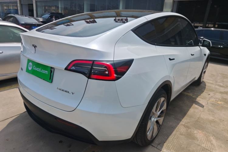 Used Tesla Model Y 2022 Revised Version Rear-Wheel Drive Rear Right 45 Deg