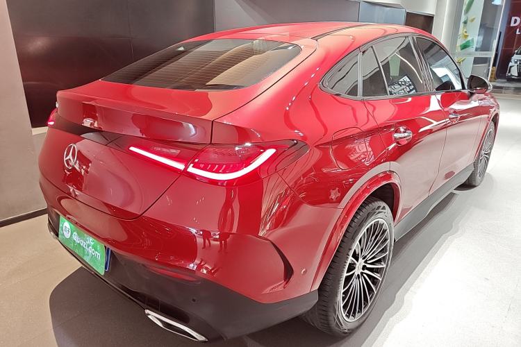 Used Mercedes-Benz GLC Coupe 2024 GLC 300 4MATIC Coupe SUV Rear Right 45 Deg