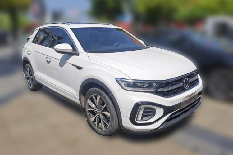 Used Volkswagen T-ROC 2023 300TSI DSG Two-Wheel-Drive Chen Guang Edition Front Right 45 Deg