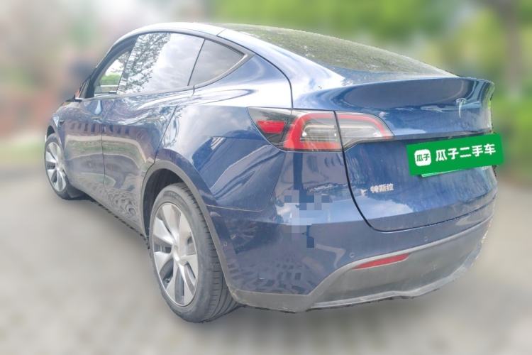 Used Tesla Model Y 2021 Standard Range Rear-Wheel Drive Version Rear Left 45 Deg