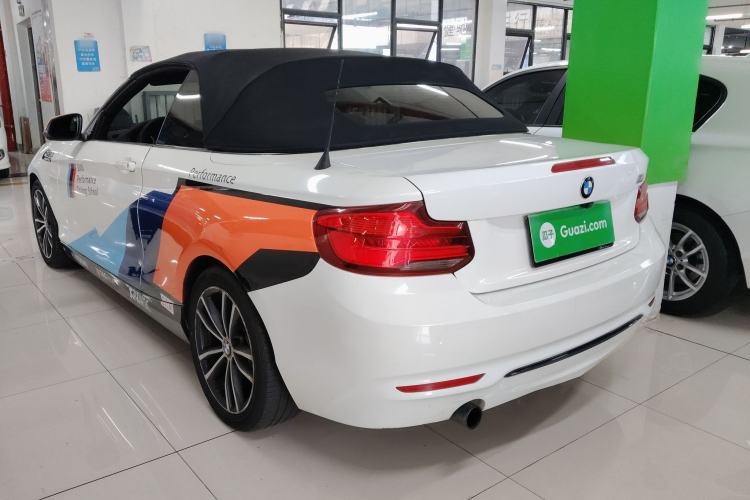 Used BMW 2 Series 2018 220i Convertible Coupe Sports Design Package Rear Left 45 Deg