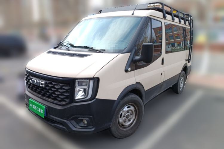 Used JMC Fushun 2023 2.0T Manual Short-Wheelbase Low-Roof Commercial Multi-Purpose Passenger Vehicle 6 Seats with Dual-Opening Tailgate
