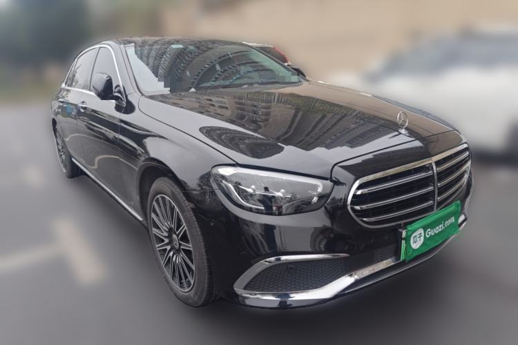 Used Mercedes-Benz E-Class New Energy 2022 E 350 e L Plug-in Hybrid Sedan Front Right 45 Deg