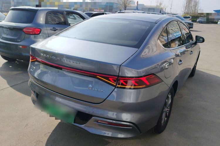 Used BYD Qin PLUS 2023 Champion Edition DM-i 55KM Leading Model Rear Right 45 Deg