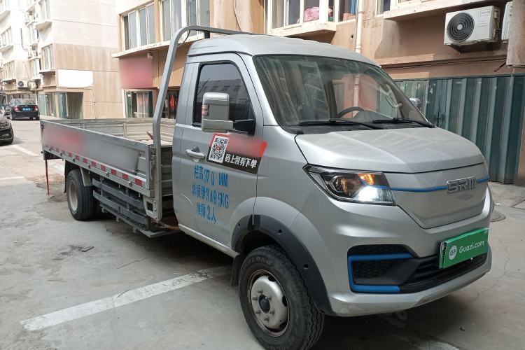 Used SRM New Energy T5L EV 2023 Standard Model 3.8-meter Cargo Box Flatbed Truck 55.7 kWh Exterior 1