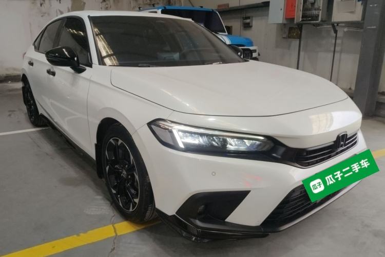 Used Honda Civic 2022 240TURBO CVT Dynamic Edition Front Right 45 Deg