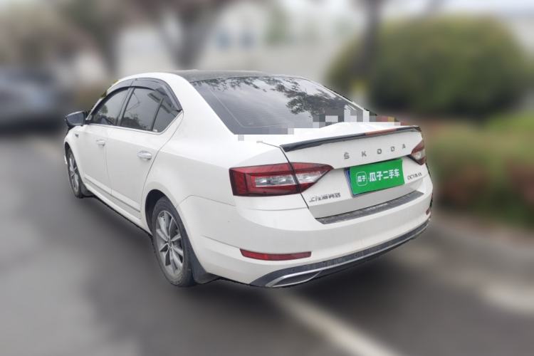 Used Skoda Octavia 2021 1.5L Automatic Luxury Edition Rear Left 45 Deg