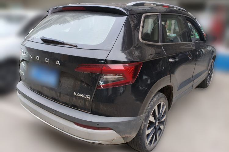 Used Skoda Karoq 2021 TSI280 Luxury Edition Rear Right 45 Deg