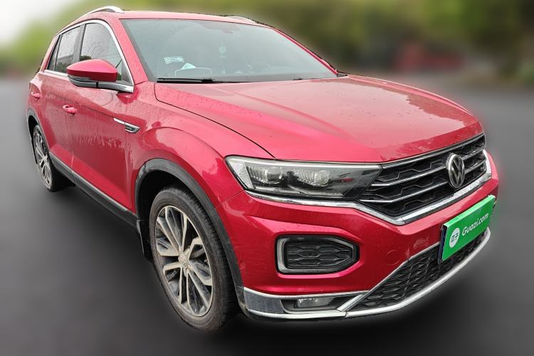 Used Volkswagen T-ROC 2018 280TSI DSG Four-Wheel Drive Luxury Version China V Emission Standard Front Right 45 Deg