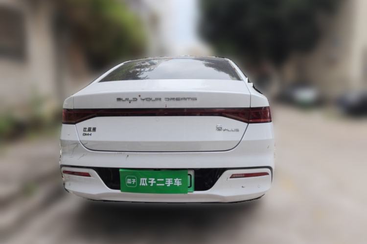 Used BYD Qin PLUS 2021 DM-i 55KM Flagship Model Rear