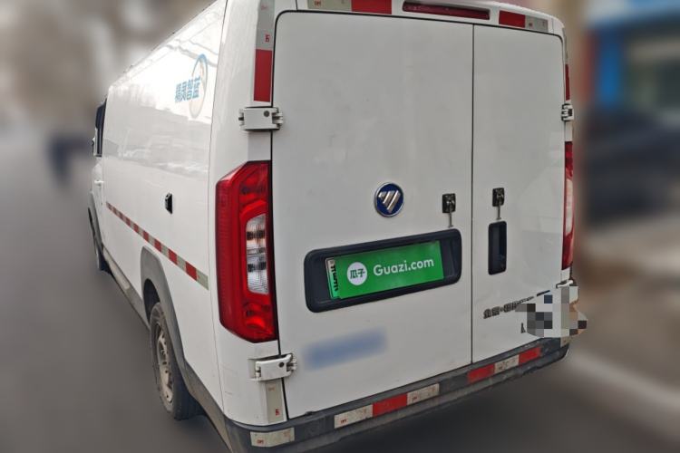 Used Foton Intelligent Blue Elf E7 2023 Pure Electric Van Flat Roof 2 Seats CATL 46.36 kWh Rear Left 45 Deg