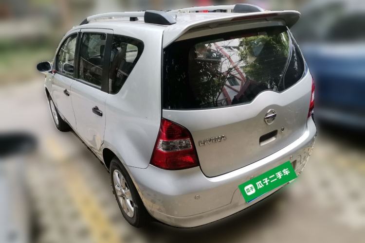 Used Nissan Livina 2010 Jingyue Edition 1.6L Manual All-Around Model Rear Left 45 Deg