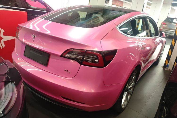 Used Tesla Model 3 2020 Refreshed Version Long-Range Rear-Wheel Drive Rear Right 45 Deg