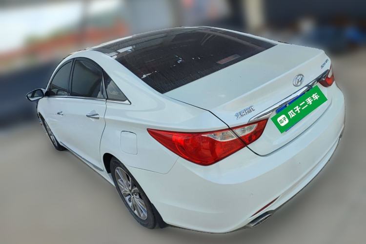 Used Hyundai Sonata 2014 2.0L Automatic Luxury Edition Rear Left 45 Deg