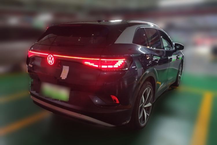 Used Volkswagen ID.4 CROZZ 2021 Long-Range Lite PRO Two-Wheel Drive Version Rear Right 45 Deg