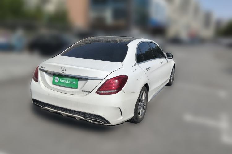 Used Mercedes-Benz C-Class 2017 C 200 L Sport Edition Rear Right 45 Deg