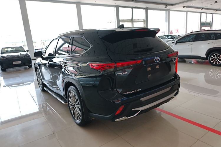 Used Toyota Highlander 2023 2.5L Smart Electric Hybrid Dual-Engine Four-Wheel Drive Prestige Version – 7 Seats Rear Left 45 Deg
