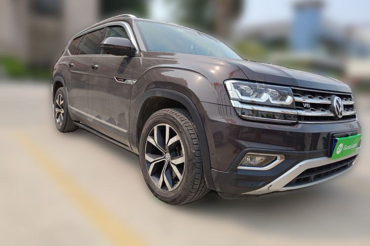 Used Volkswagen Teramont 2017 530 V6 Four-Wheel Drive Luxury Edition Front Right 45 Deg