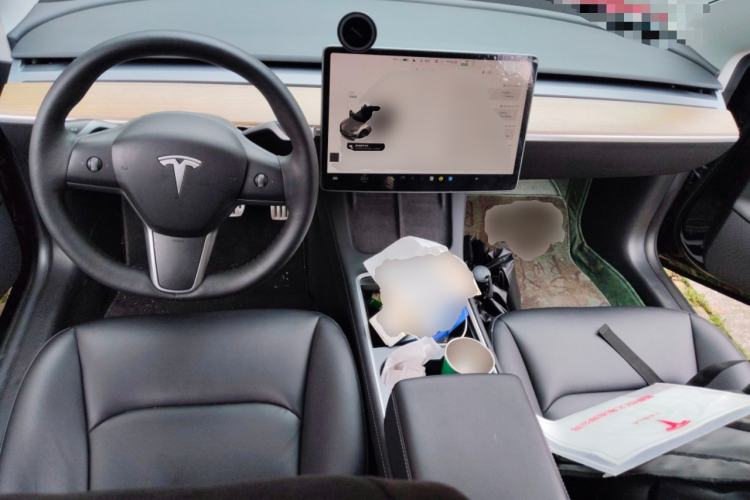 Used Tesla Model 3 2021 Revised Version II – Performance High-Performance All-Wheel-Drive Edition Center Console