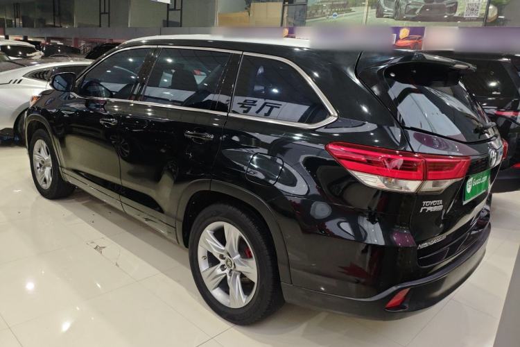 Used Toyota Highlander 2018 2.0T Four-Wheel Drive Prestige Version 7 Seats China V Emission Standard Rear Left 45 Deg