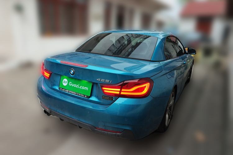 Used BMW 4 Series 2019 425i Convertible M Sport Night Edition Rear Right 45 Deg