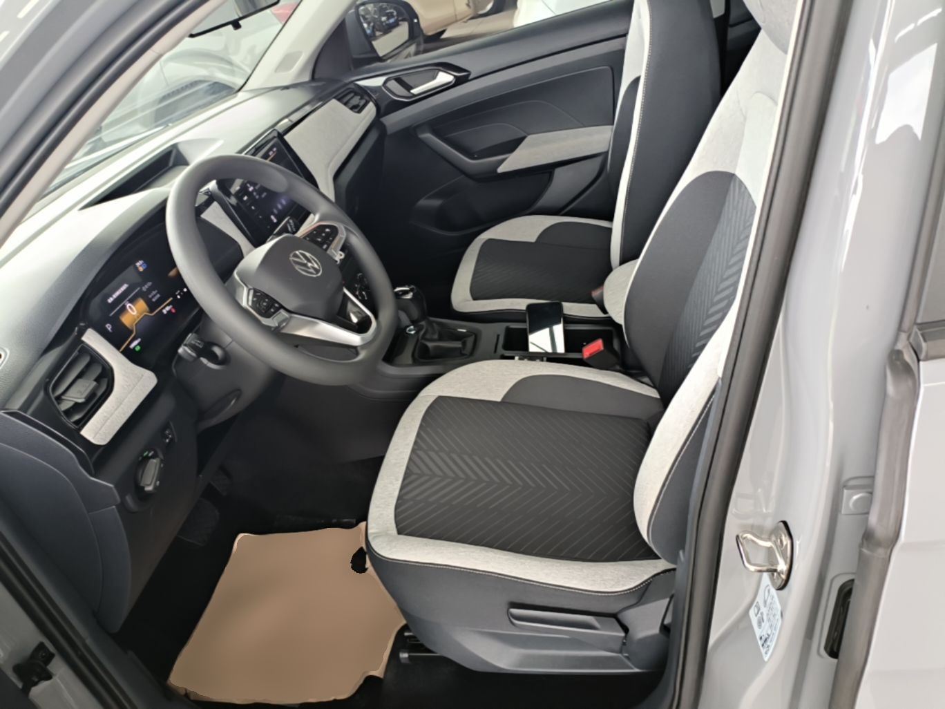 Vordere Reihe im Auto