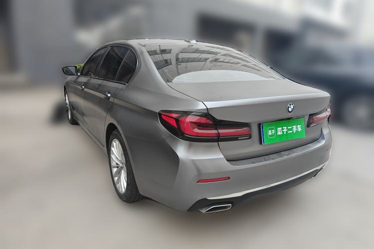Used BMW 5 Series 2021 525Li Luxury Package Rear Left 45 Deg