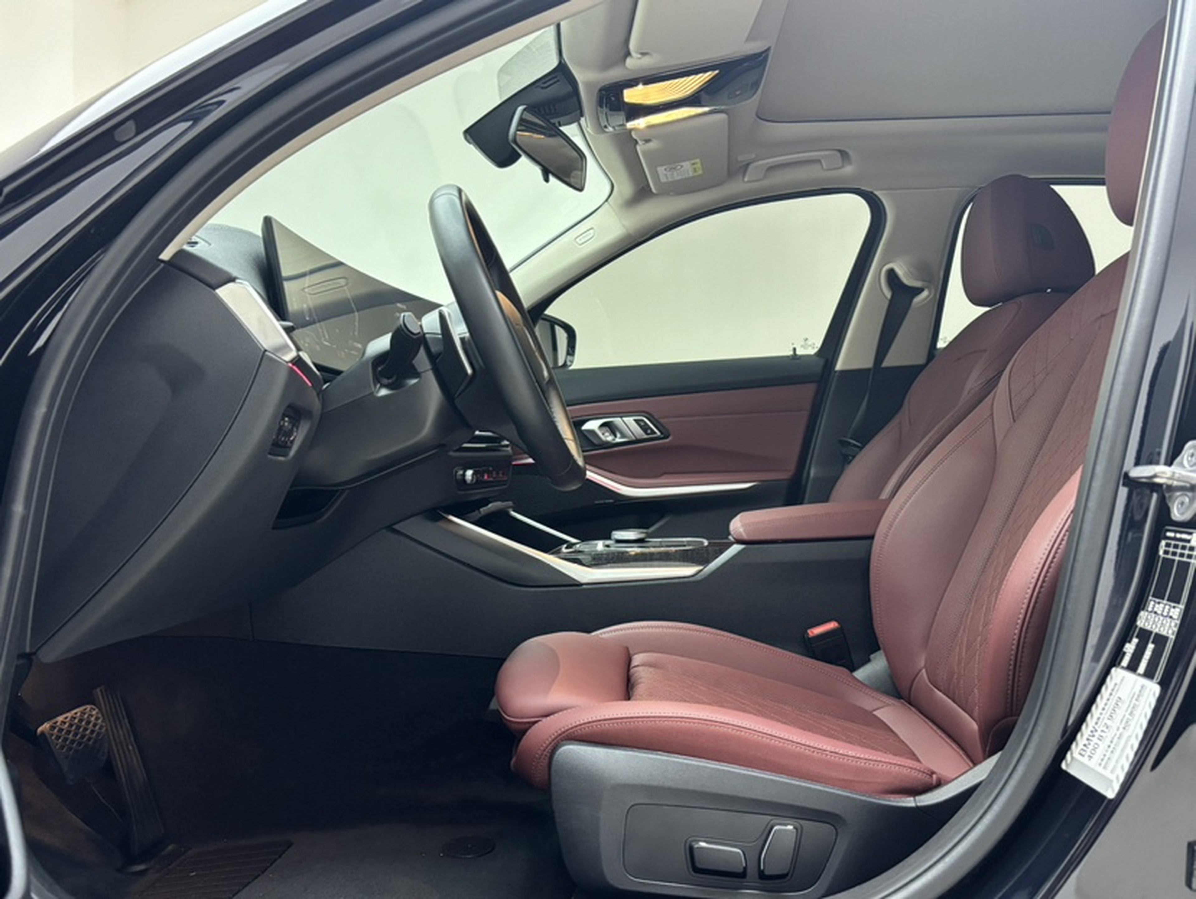 Vordere Reihe im Auto