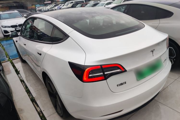 Used Tesla Model 3 2022 Rear-Wheel-Drive Version Rear Left 45 Deg